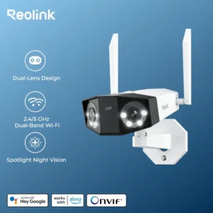 Reolink Duo 2 WiFi Camera 4K Dual Lens Outdoor Security Camera CCTV 8MP IP Cam Smart Detection Home Video Security Protection