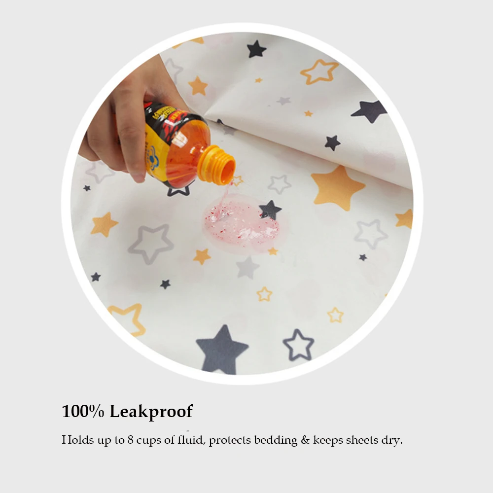 Women Waterproof Menstrual Pad Washable Mattress Pad Reusable Underpad Bed Wetting Incontinence Cover for Baby Toddler and Adult - Image 3