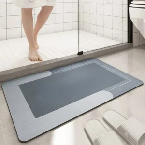 Super Absorbent Bathroom Anti-slip Mat Diatomaceous Earth Bathroom Mat Bathtub Mat Door Mat Shower Mat Easy To Clean