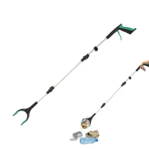 1pcs Foldable Gripper Extender Garbage Picker Gripper Jaws 360 Degrees Rotating Clip Hand Aid Tools Litter Reachers Pickers