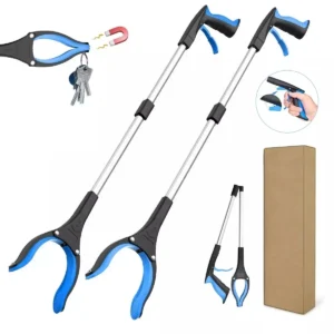 1pc 32" Grabber Reacher Tool Garbage Clip Picker Picking Extended Picker Pliers Sanitary Pickup Cleaning Supplies