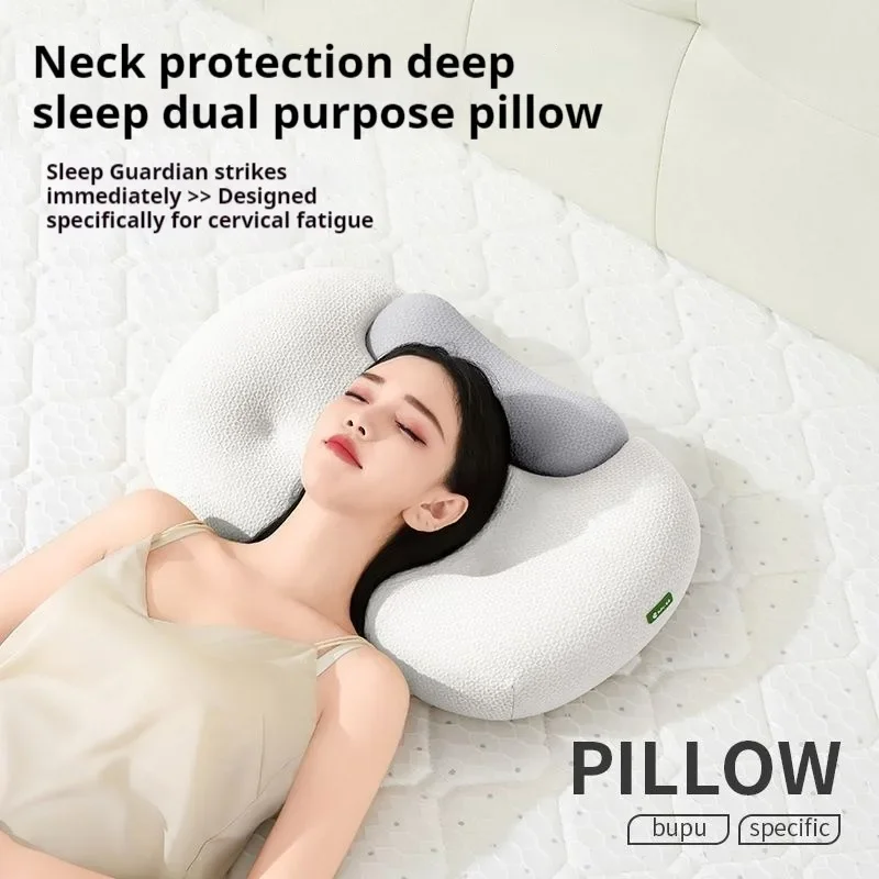 Adjustable Firmness Cervical Pillow, Ergonomic Orthopedic Neck Support Pillow For Side, Back And Stomach Sleepers Chiropractic